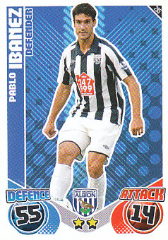 Pablo Ibanez West Bromwich Albion 2010/11 Topps Match Attax #295